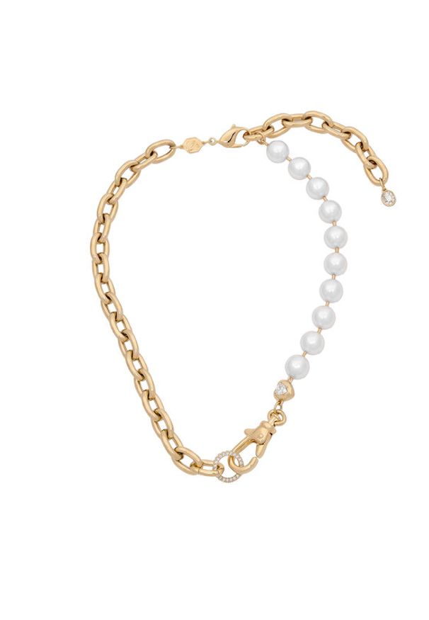 Swarovski Naszyjnik Idyllia 5743993 Złoty. Materiał: metalowe. Kolor: złoty