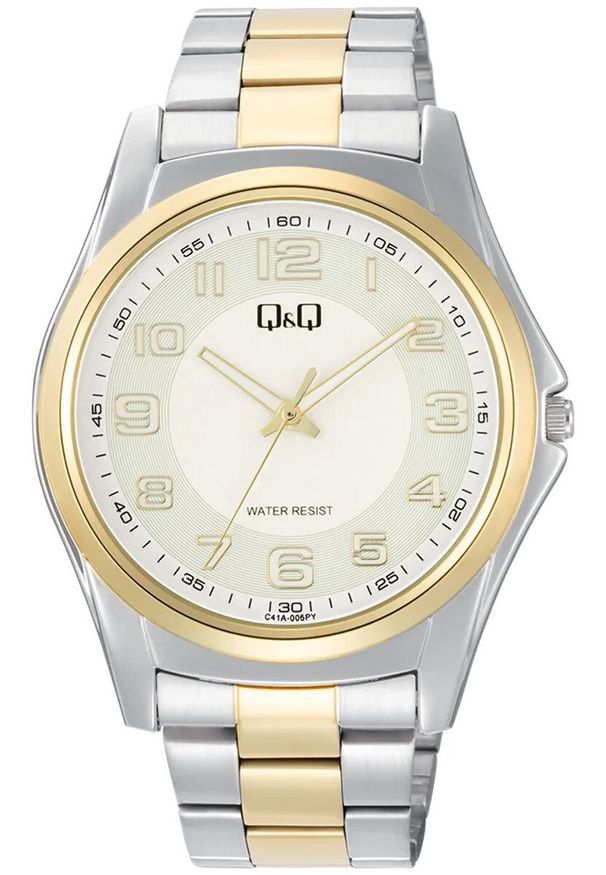 Zegarek męski QQ C41A-006P srebrny. Kolor: srebrny