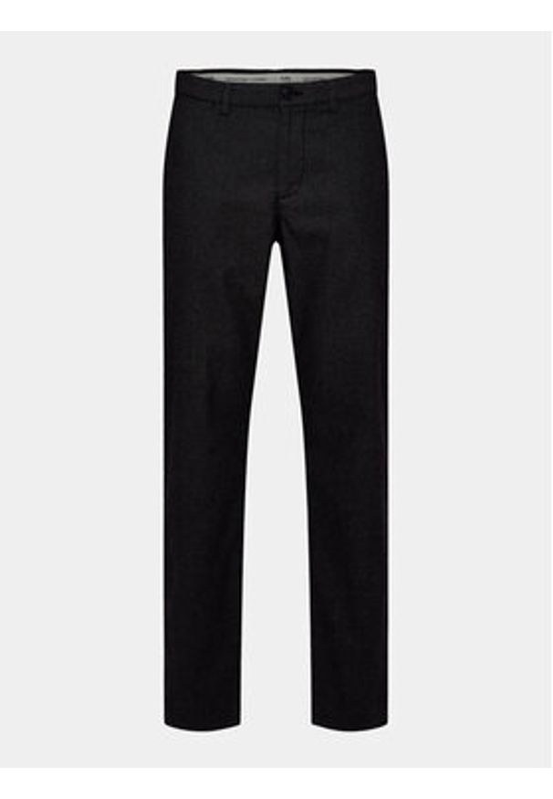 Selected Homme Chinosy 16090139 Czarny Slim Fit. Kolor: czarny. Materiał: syntetyk