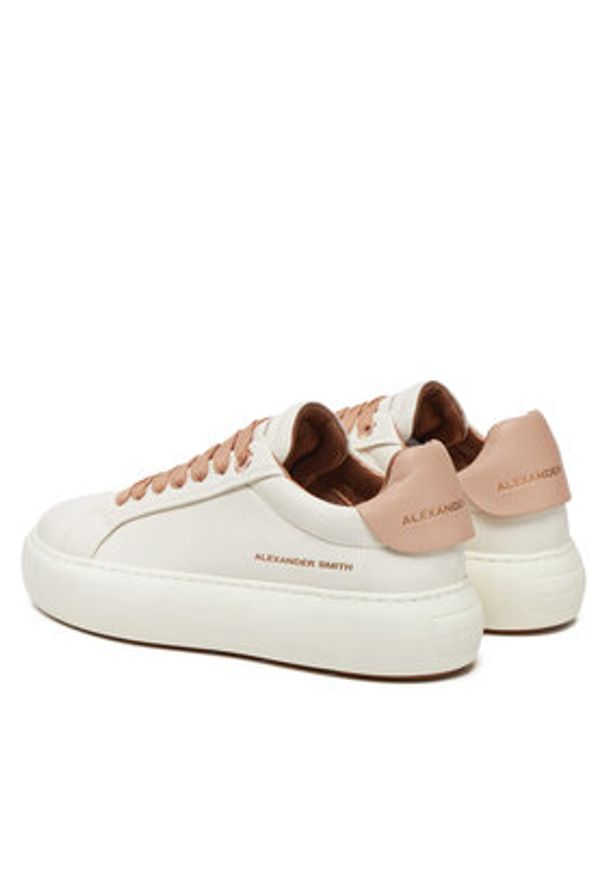 Alexander Smith Sneakersy Soho ASBBSOW Biały. Kolor: biały. Materiał: skóra