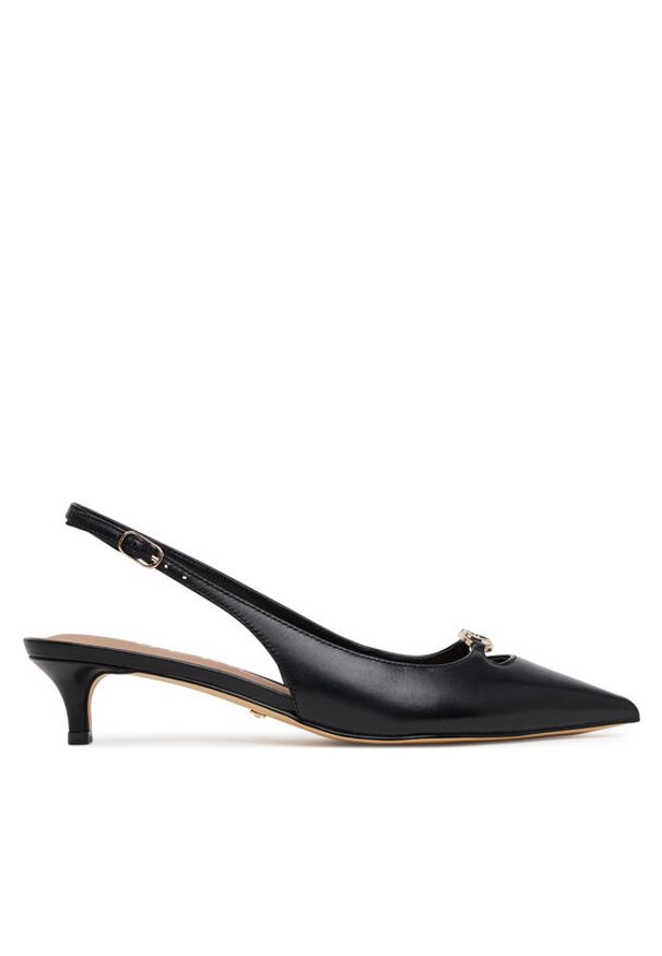 Guess Czółenka FLTJES LEA05 Czarny. Kolor: czarny. Materiał: skóra