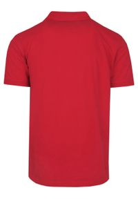 Expoman - Koszulka POLO Czerwona, Casualowa, Krótki Rękaw, Jednokolorowa -EXPOMAN. Okazja: na co dzień. Typ kołnierza: polo. Kolor: czerwony. Materiał: bawełna. Długość rękawa: krótki rękaw. Długość: krótkie. Styl: casual #2