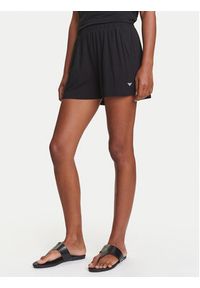 Emporio Armani Szorty sportowe EW000781 AF12192 UC001 Czarny Regular Fit. Kolor: czarny. Materiał: wiskoza #4