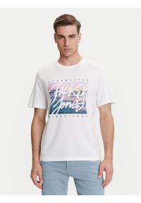 Jack & Jones - Jack&Jones T-Shirt Colton 12268438 Biały Standard Fit. Kolor: biały. Materiał: bawełna
