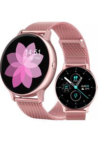 Smartwatch Retoo SMARTWATCH ZEGAREK DAMSKI ROZMOWY PULS WODOODPORNY. Rodzaj zegarka: smartwatch #1