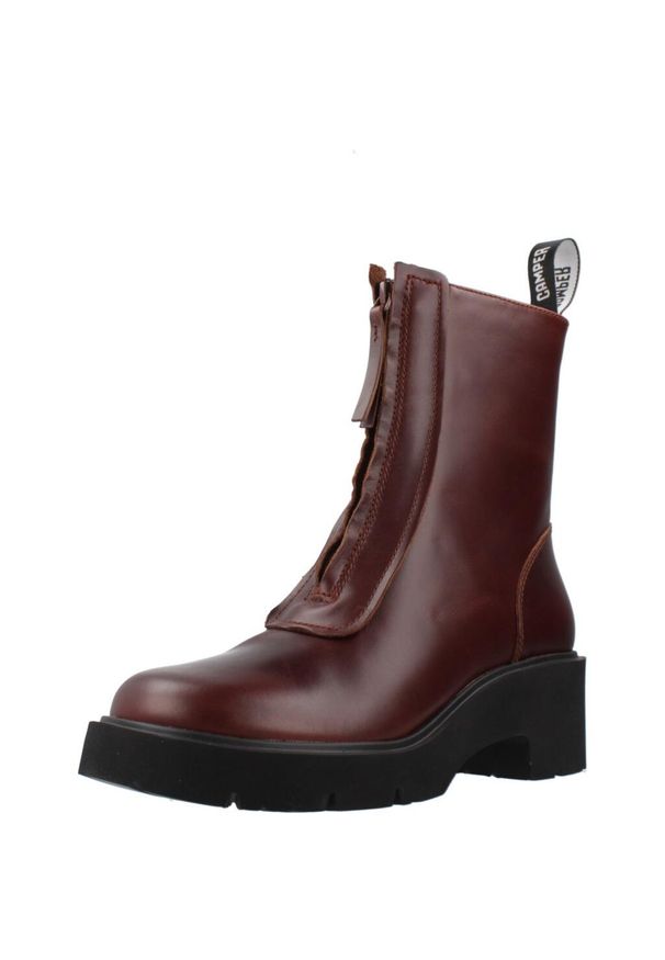 Camper - CAMPER MILAH Bordeaux. Kolor: czerwony. Materiał: skóra, tkanina. Styl: sportowy
