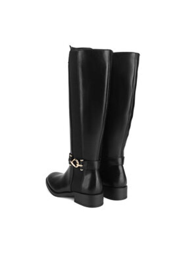 Clara Barson Oficerki WS6338-01 Czarny. Kolor: czarny. Materiał: skóra