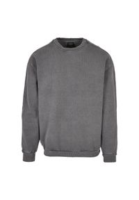 Bluza Urban Classics Heavy Terry Garment Dye Crew. Kolor: czarny #1