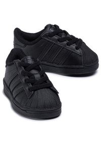 Adidas - adidas Sneakersy Superstar El I FU7716 Czarny. Kolor: czarny. Materiał: skóra. Model: Adidas Superstar #5