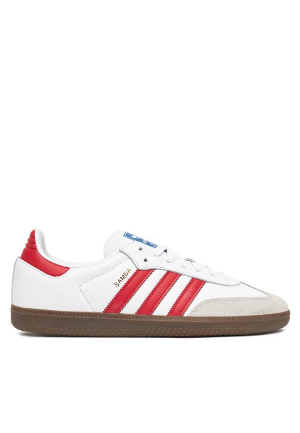 Adidas - adidas Sneakersy Samba Og IG1025 Biały. Kolor: biały. Materiał: skóra