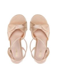 DeeZee Sandały Y39214-6 Beżowy. Kolor: beżowy. Materiał: materiał #4