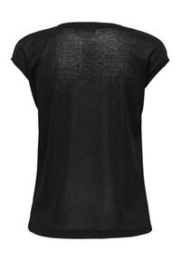 only - ONLY T-Shirt Silvery 15136069 Czarny Loose Fit. Kolor: czarny. Materiał: syntetyk #3