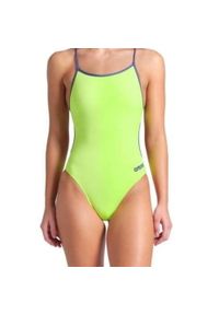 Strój do pływania Arena Solid Lace Back Arctic Lime 16 (UK38) XL. Kolor: żółty