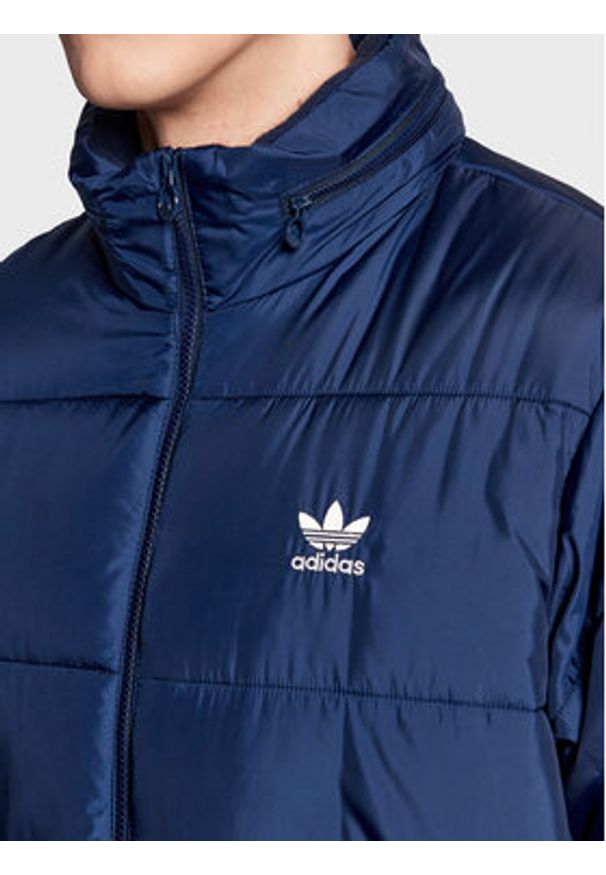 Adidas - adidas Kurtka przejściowa Essentials HL9192 Granatowy Regular Fit. Kolor: niebieski. Materiał: syntetyk