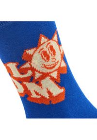 Happy-Socks - Happy Socks Skarpety wysokie damskie P000500 Granatowy. Kolor: niebieski. Materiał: bawełna, materiał