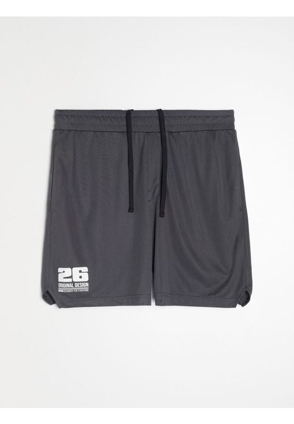 Sinsay - Szorty sportowe - szary. Kolor: szary