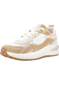 Damskie sneakersy Pepe Jeans Winslow Urban. Kolor: beżowy, wielokolorowy, brązowy #1
