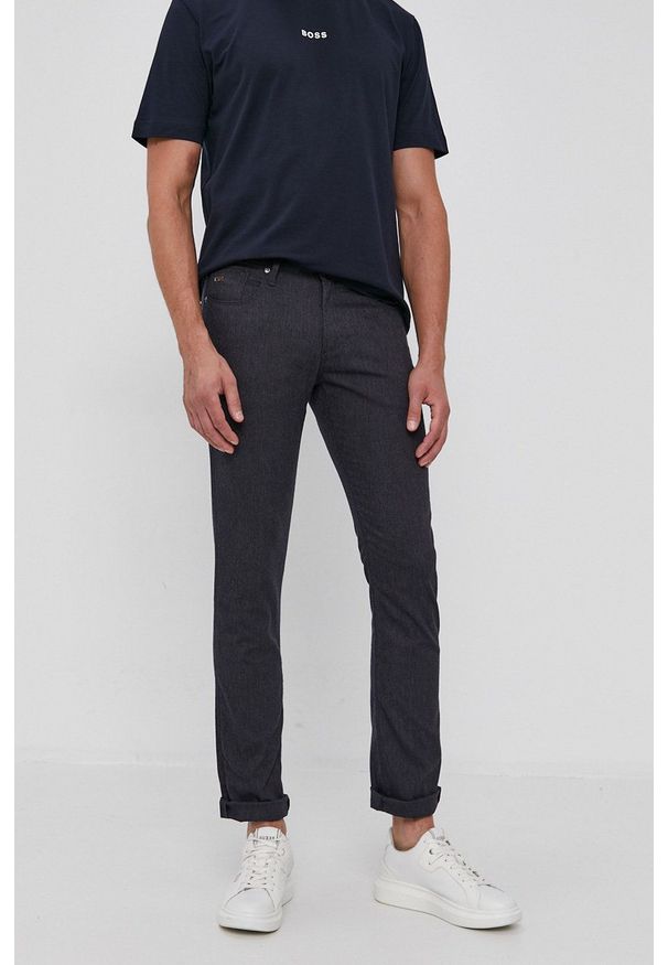 Emporio Armani - Jeansy. Kolor: niebieski