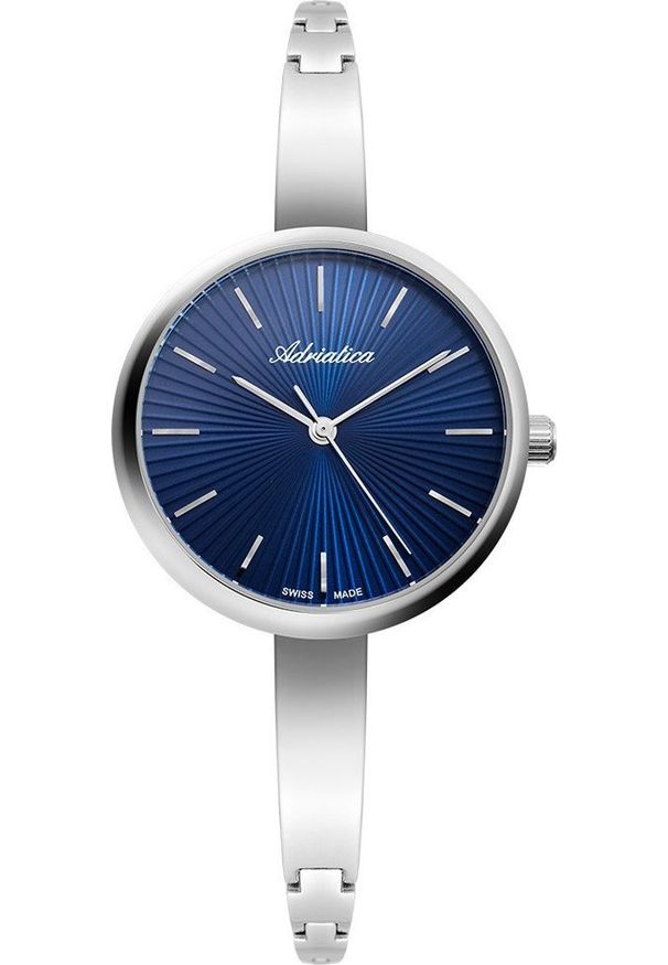 Zegarek Adriatica Zegarek damski Adriatica A3701.5115Q srebrny. Kolor: srebrny
