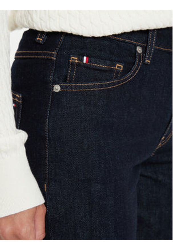 TOMMY HILFIGER - Tommy Hilfiger Jeansy Classic WW0WW42486 Granatowy Straight Fit. Kolor: niebieski
