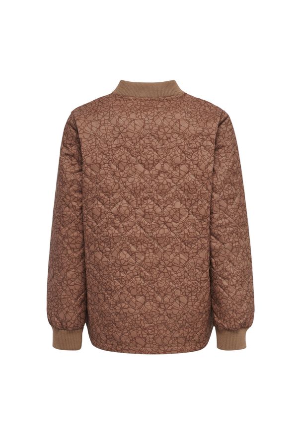 Dres dziecięcy Hummel Sobi Thermoset. Kolor: brązowy. Materiał: dresówka