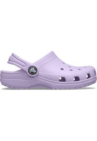 Buty do chodzenia dla dzieci Crocs Classic Clog. Kolor: fioletowy. Materiał: syntetyk, materiał. Styl: sportowy #1