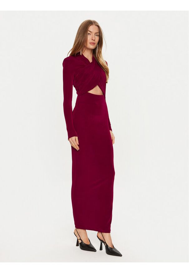 BARDOT - Bardot Sukienka wieczorowa Reno 58742DB Czerwony Slim Fit. Kolor: czerwony. Materiał: syntetyk. Styl: wizytowy