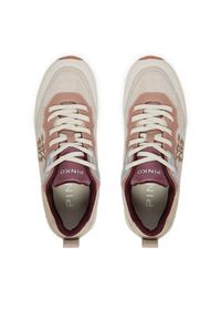 Pinko - PINKO Sneakersy PINK 09 Beżowy. Kolor: beżowy. Materiał: skóra #6