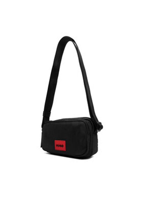 Hugo - HUGO Saszetka 50558469 Czarny. Kolor: czarny. Materiał: materiał