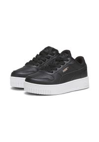 Puma - Dziecięce sneakersy Carina Street PUMA Black Rose Gold White Metallic. Okazja: na uczelnię. Kolor: czarny, szary, wielokolorowy. Sezon: lato. Sport: joga i pilates