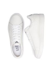 EA7 Emporio Armani Sneakersy Biały. Kolor: biały. Materiał: skóra #6