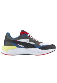 Buty do chodzenia męskie Puma Xray Speed. Zapięcie: sznurówki. Kolor: biały, wielokolorowy, czarny. Materiał: materiał, syntetyk, tkanina. Szerokość cholewki: normalna. Sport: turystyka piesza