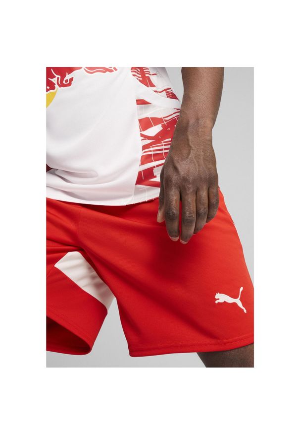 Puma - Męskie szorty FC Red Bull Salzburg 24/25 PUMA Red White. Kolor: czerwony, biały, wielokolorowy. Sport: piłka nożna
