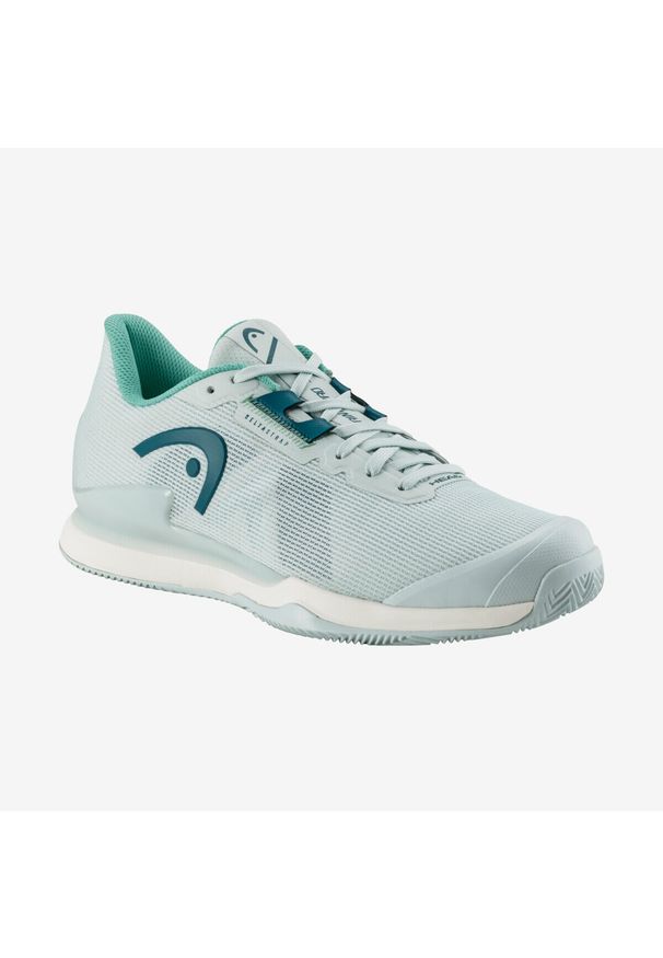Buty tenisowe damskie Head Sprint Pro 3,5 Clay. Kolor: niebieski, wielokolorowy, zielony. Sport: bieganie, tenis