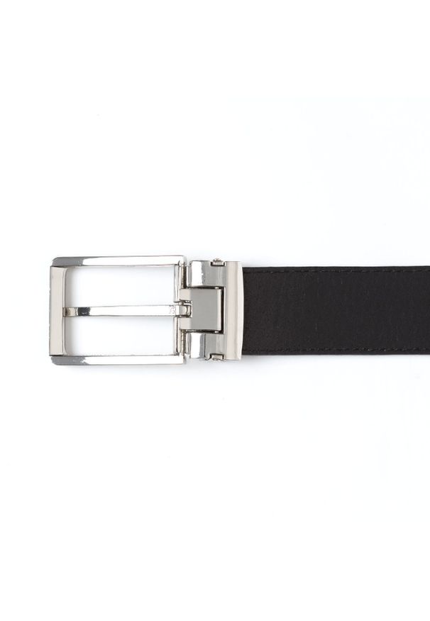 Mustang - MUSTANG PASEK SKÓRZANY 35mm SOPO-MUS079. Materiał: skóra. Wzór: paski. Styl: elegancki, klasyczny