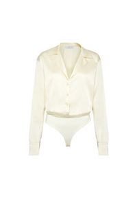 MVP Wardrobe Body MVPE3BO047.0SE0019 Żółty Relaxed Fit. Kolor: żółty. Materiał: jedwab #5