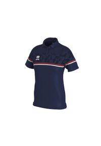ERREA - Damska koszulka polo Errea darya. Typ kołnierza: polo. Kolor: czerwony, niebieski, wielokolorowy. Styl: sportowy
