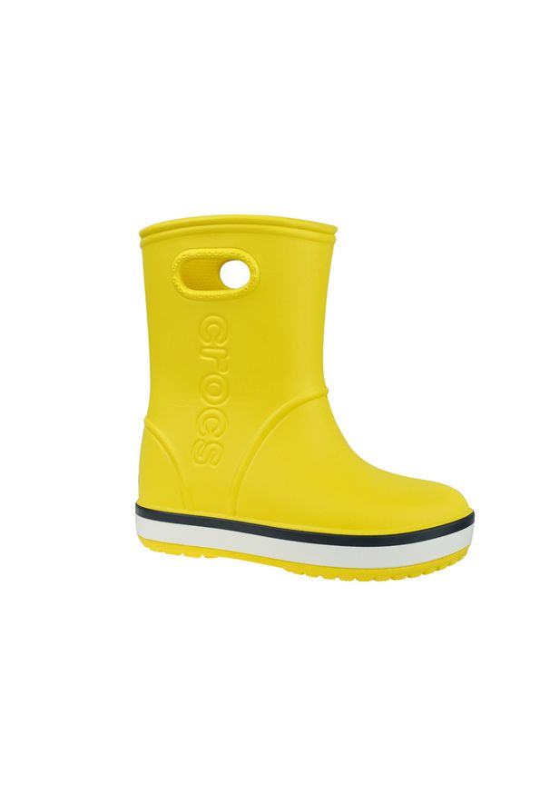 Crocs Crocband Rain Boot Kids 205827-734. Kolor: żółty. Materiał: syntetyk. Szerokość cholewki: normalna