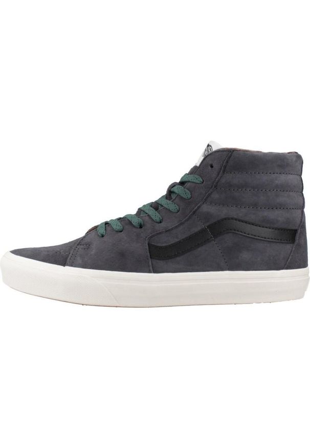 Tenisówki Vans Model Sk8-hi Kolor Niebieski. Kolor: niebieski. Materiał: tkanina, skóra