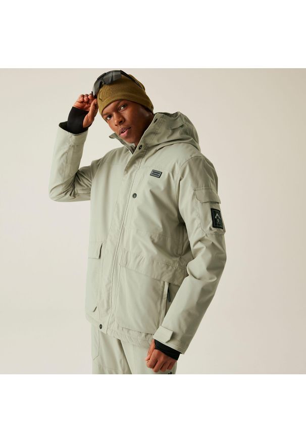 DARE 2B - Kurtka narciarska męska z membraną Twin Tip Dare 2b. Kolor: beżowy. Materiał: tkanina. Sezon: zima. Sport: narciarstwo