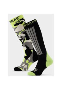 POEDERBAAS - Poederbaas Skarpety narciarskie dziecięce w zestawie 2 sztuk. Kolor: czarny. Materiał: wełna, elastan, poliamid, akryl. Sport: narciarstwo #1