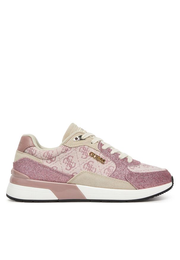 Sneakersy Guess. Kolor: różowy