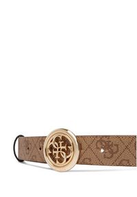 Guess Pasek Damski BW9357 P6230 Beżowy. Kolor: beżowy. Materiał: skóra #3