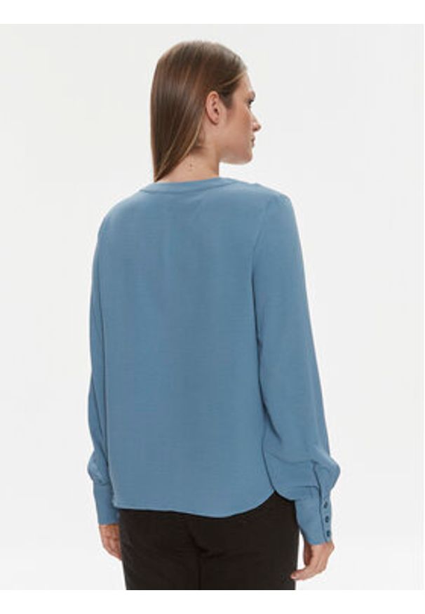 Vero Moda Bluzka Alva 10300577 Niebieski Regular Fit. Kolor: niebieski. Materiał: syntetyk