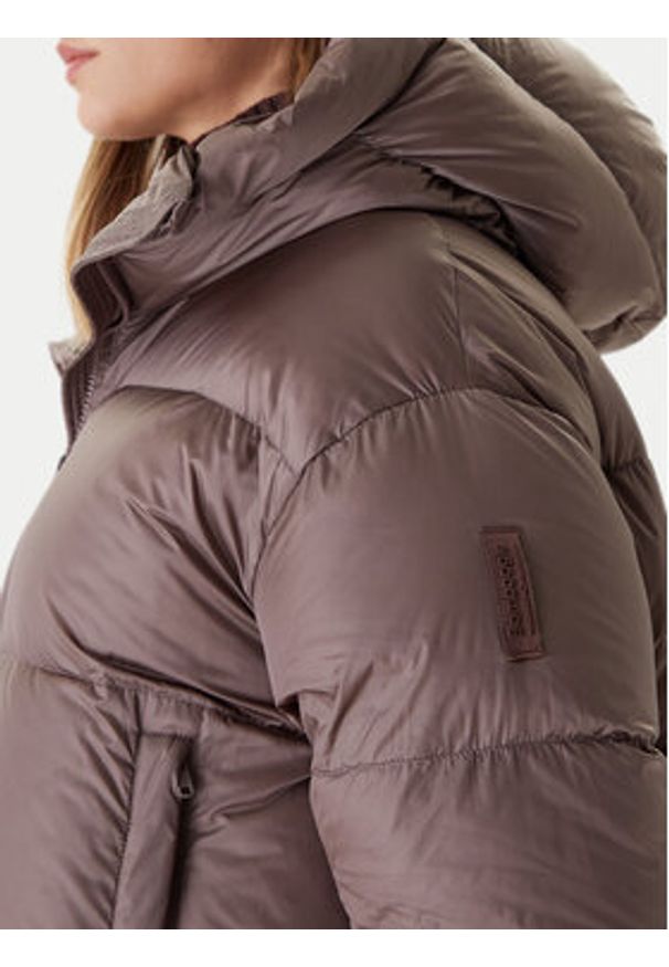 Bomboogie Kurtka puchowa Riga JW8139TDLC5 Brązowy Regular Fit. Kolor: brązowy. Materiał: syntetyk