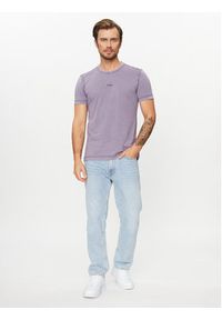BOSS - Boss T-Shirt Tokks 50502173 Fioletowy Regular Fit. Kolor: fioletowy. Materiał: bawełna #3