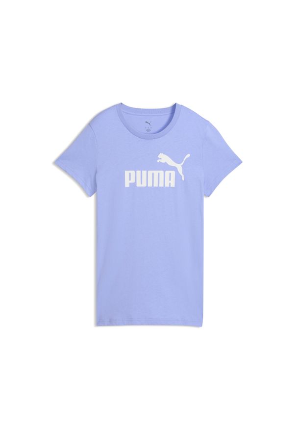 Puma - Damska koszulka z logo ESS No. 1 PUMA. Kolor: fioletowy. Sport: bieganie