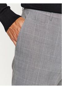 BOSS - Boss Spodnie garniturowe H-Genius-224 50500110 Szary Slim Fit. Kolor: szary. Materiał: wiskoza