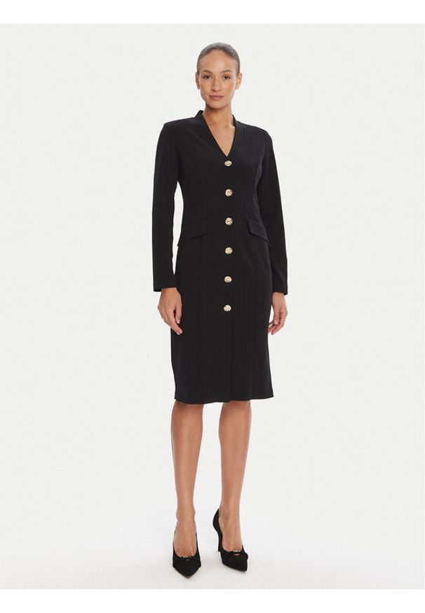 Joseph Ribkoff Sukienka koktajlowa 253072 Czarny Regular Fit. Kolor: czarny. Materiał: syntetyk. Styl: wizytowy
