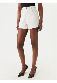 Versace Jeans Couture Szorty jeansowe 80HAD514 CEWCA Biały Regular Fit. Kolor: biały. Materiał: bawełna #1